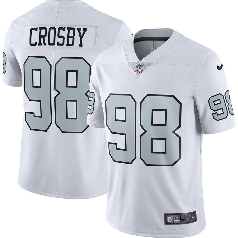 Youth Las Vegas Raiders Maxx Crosby Vapor Jersey   White