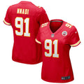 Women s Nike Derrick Nnadi Red Kansas City Chiefs Game Jersey