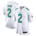 Men s Nike Bradley Chubb White Miami Dolphins Game Player Jersey