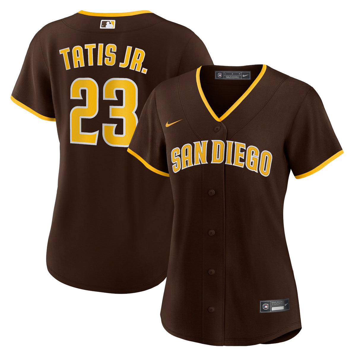 Fernando Tatis Jr. San Diego Padres Nike Women's Road Replica Player Jersey - Brown