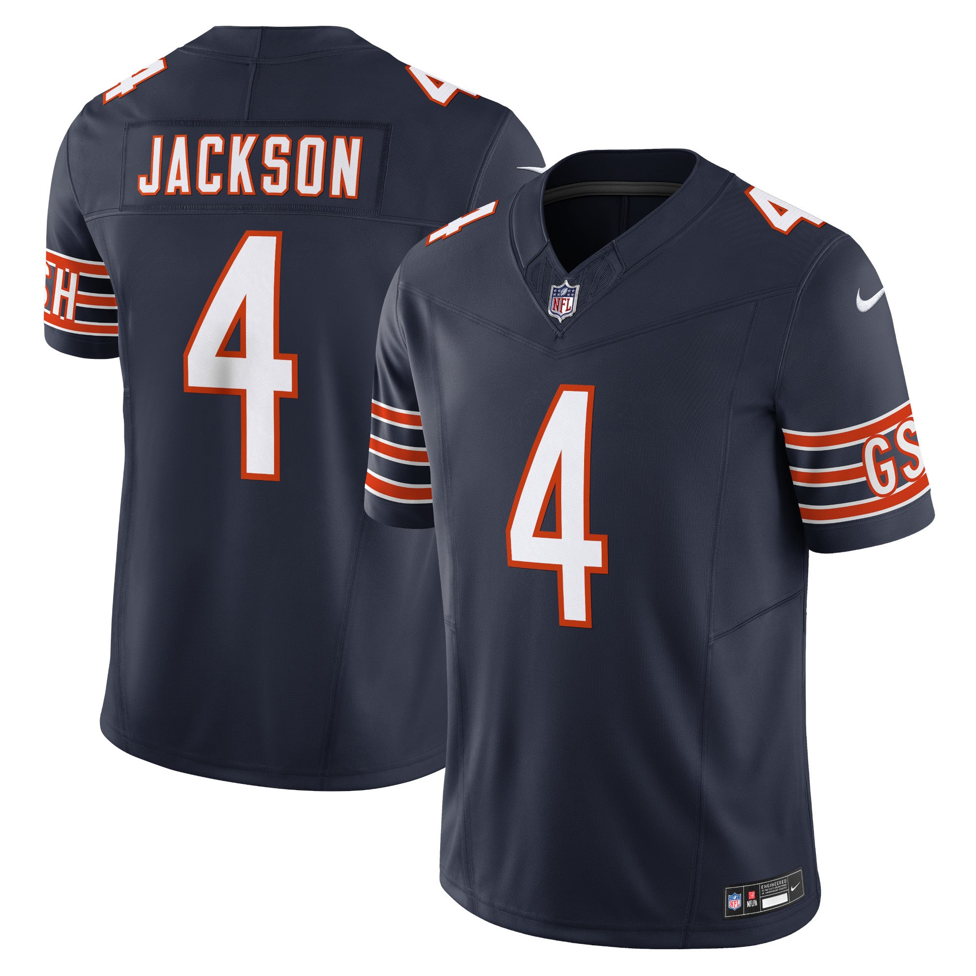Eddie Jackson Chicago Bears Nike Vapor F.U.S.E. Limited Jersey   Navy