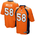 Von Miller Denver Broncos Nike Game Jersey   Orange
