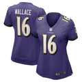 Women s Nike Tylan Wallace Purple Baltimore Ravens Game Jersey