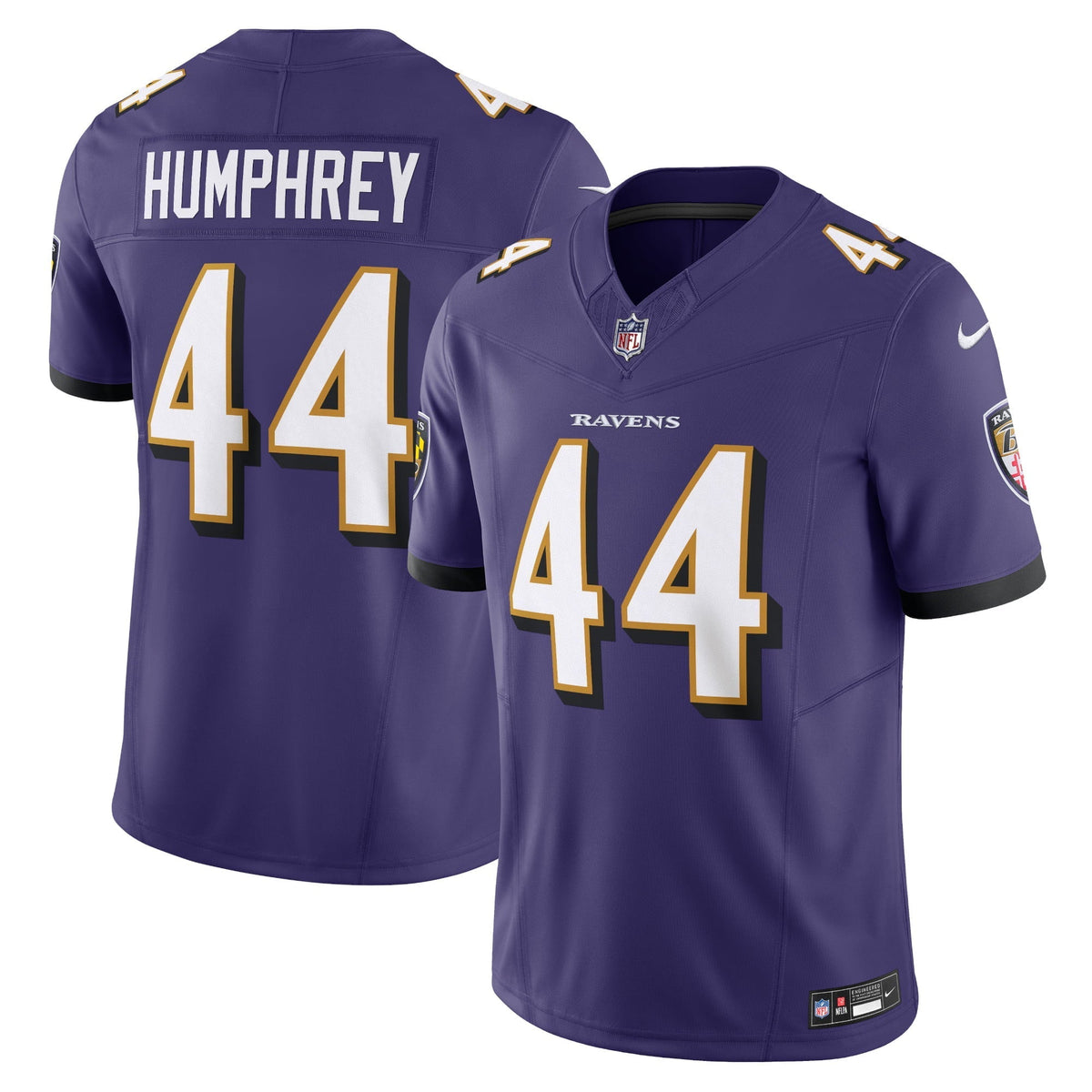 Men s Nike Marlon Humphrey Purple Baltimore Ravens Vapor F.U.S.E. Limited Jersey