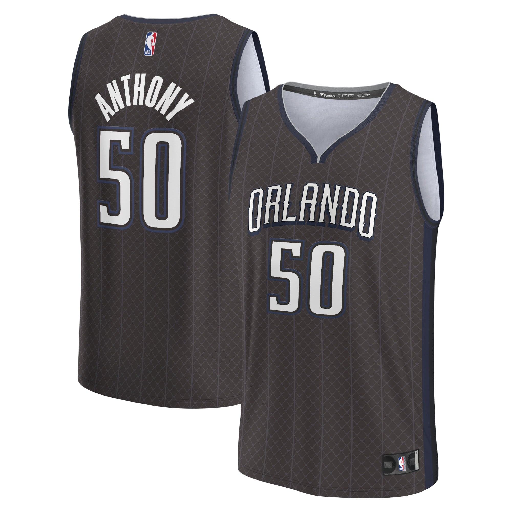 Men's Fanatics Branded Cole Anthony Black Orlando Magic 2022/23 Fastbreak Jersey - City Edition