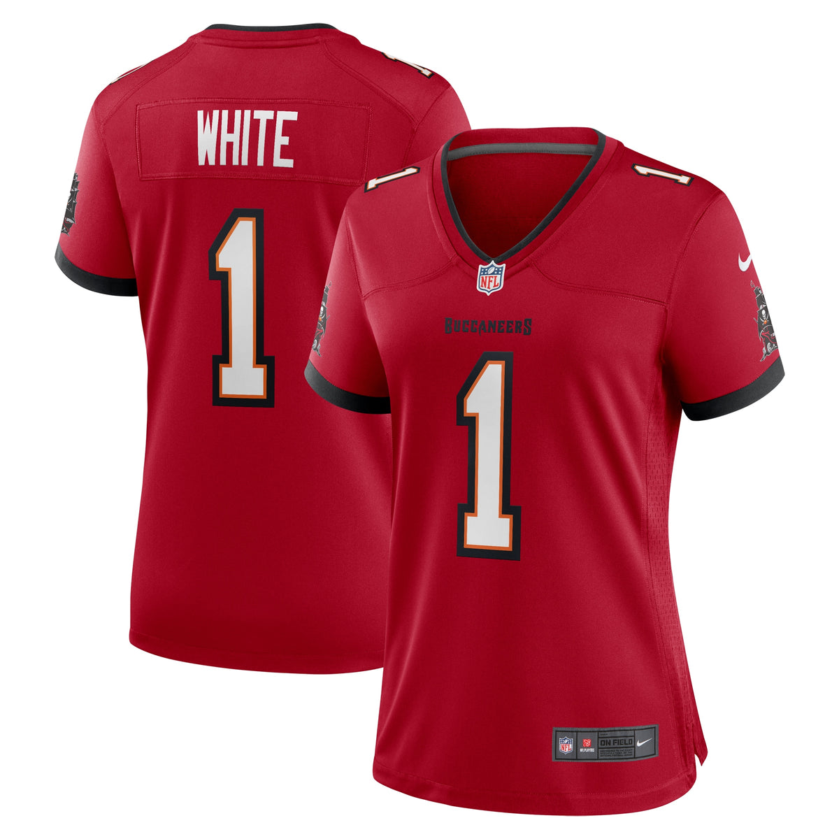 Rachaad White Tampa Bay Buccaneers Nike Women s Game Player Jersey   Red