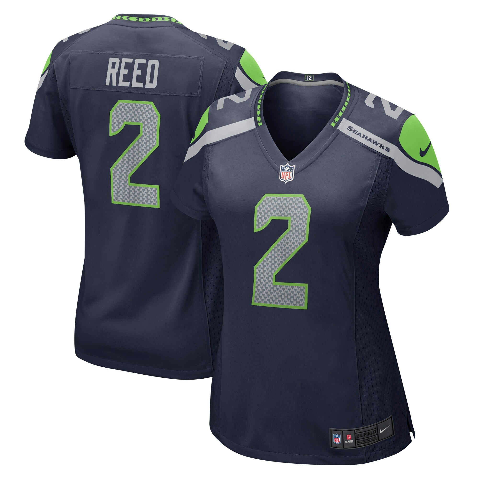 D.J. Reed Seattle Seahawks Nike Women s Player Game Jersey College Navy