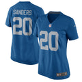 Barry Sanders Detroit Lions Nike Women s 2017 Throwback Retired Player Game Jersey   Blue