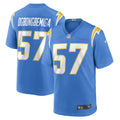 Men s Nike Amen Ogbongbemiga Powder Blue Los Angeles Chargers Game Player Jersey