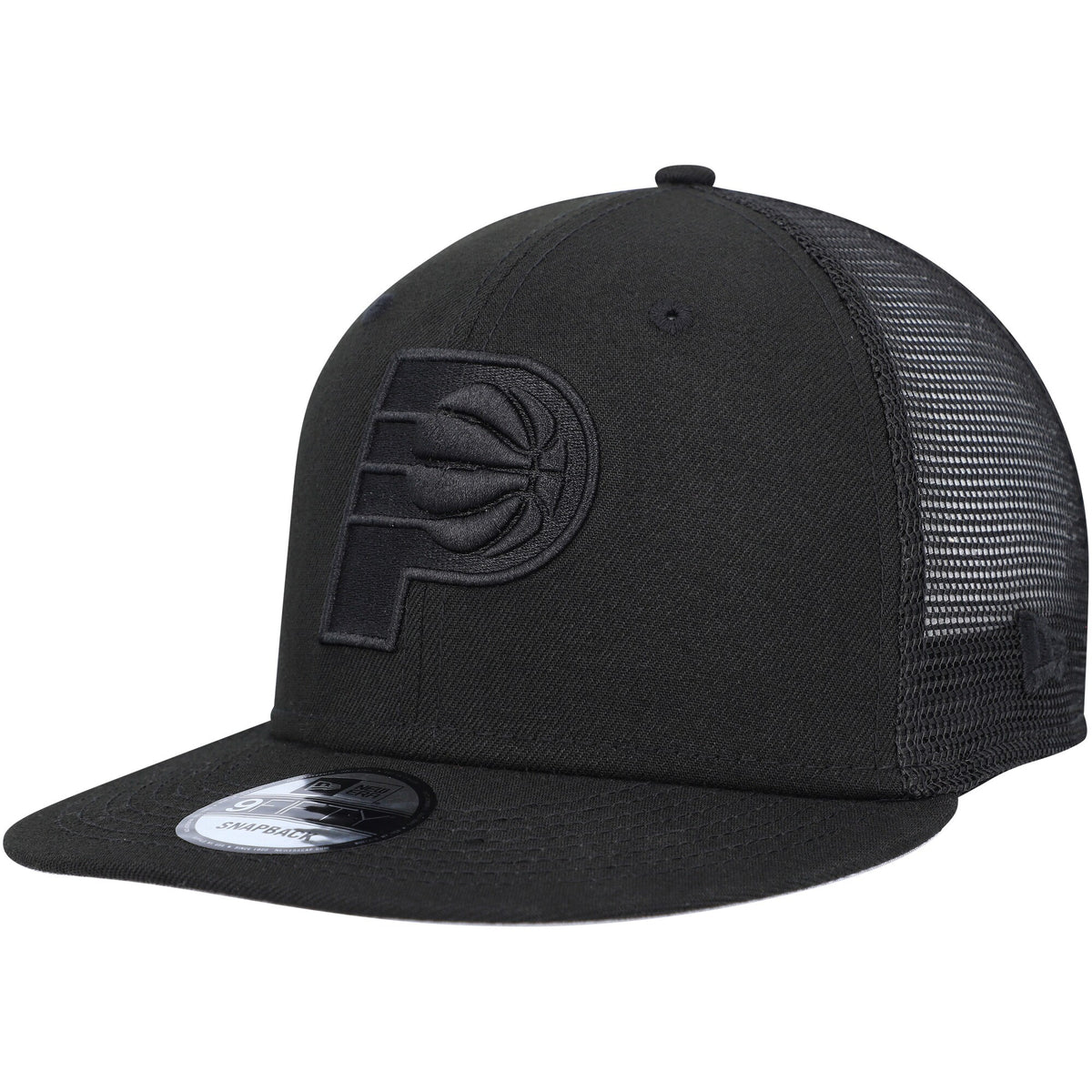 Indiana Pacers New Era Classic 9FIFTY Trucker Snapback Hat - Black
