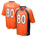 Greg Dulcich Denver Broncos Nike Game Player Jersey   Orange