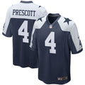 Dak Prescott Dallas Cowboys Nike Alternate Game Team Jersey   Navy