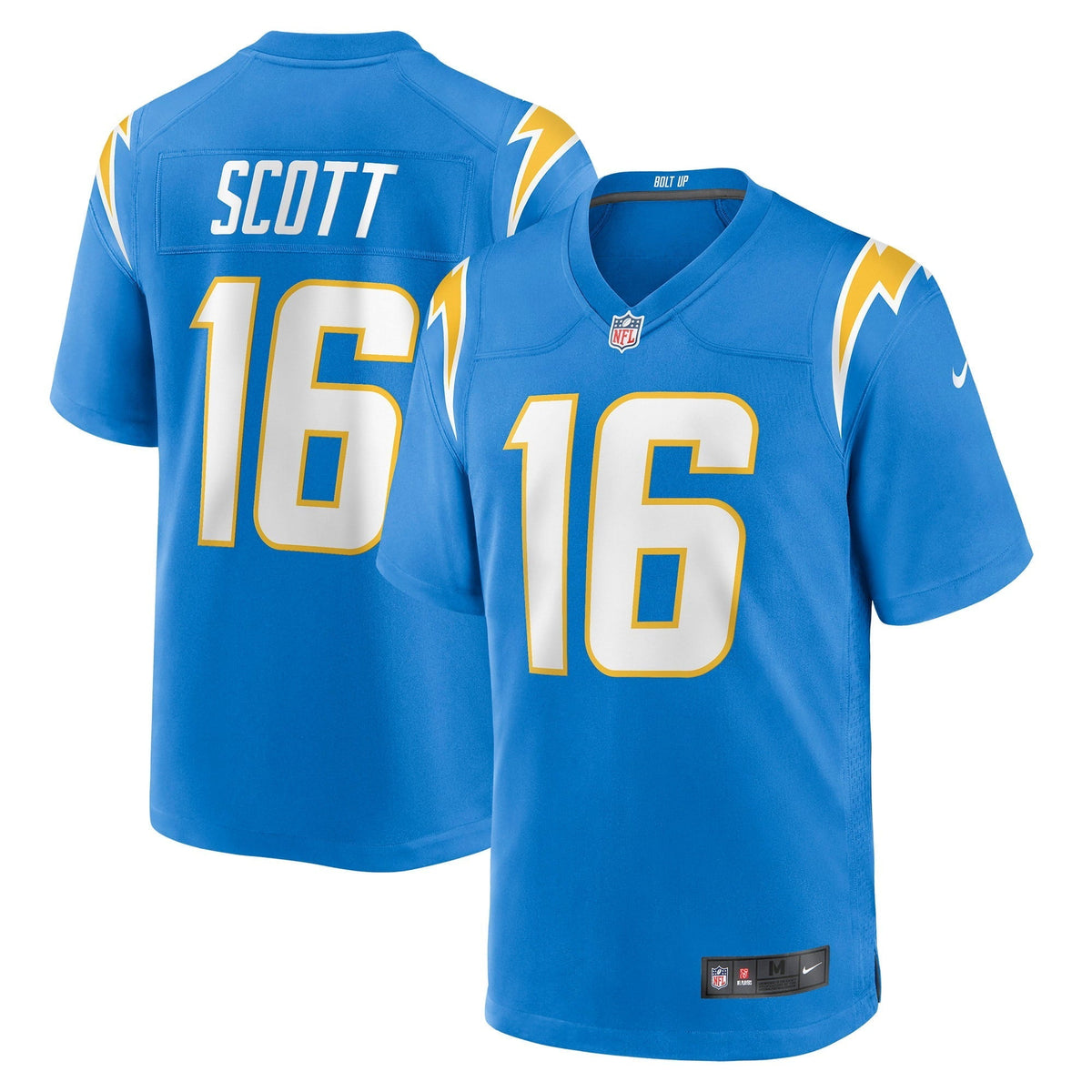 Men s Nike JK Scott Powder Blue Los Angeles Chargers Game Jersey