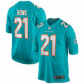 Men s Nike Eric Rowe Aqua Miami Dolphins Game Jersey