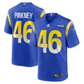 Men s Nike Jared Pinkney Royal Los Angeles Rams Game Player Jersey