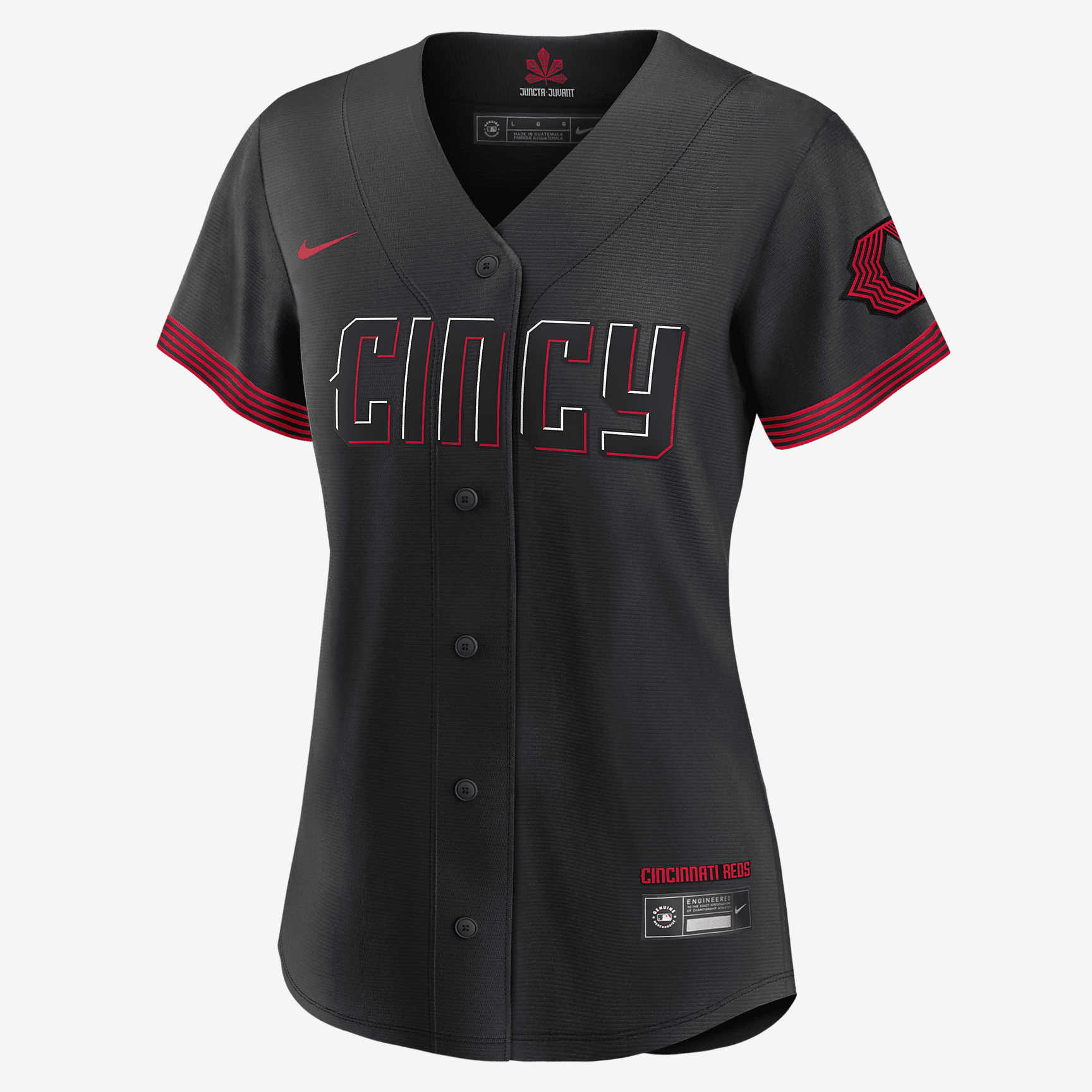 MLB Cincinnati Reds City Connect (Joey Votto) Women's Replica Baseball Jersey - Black