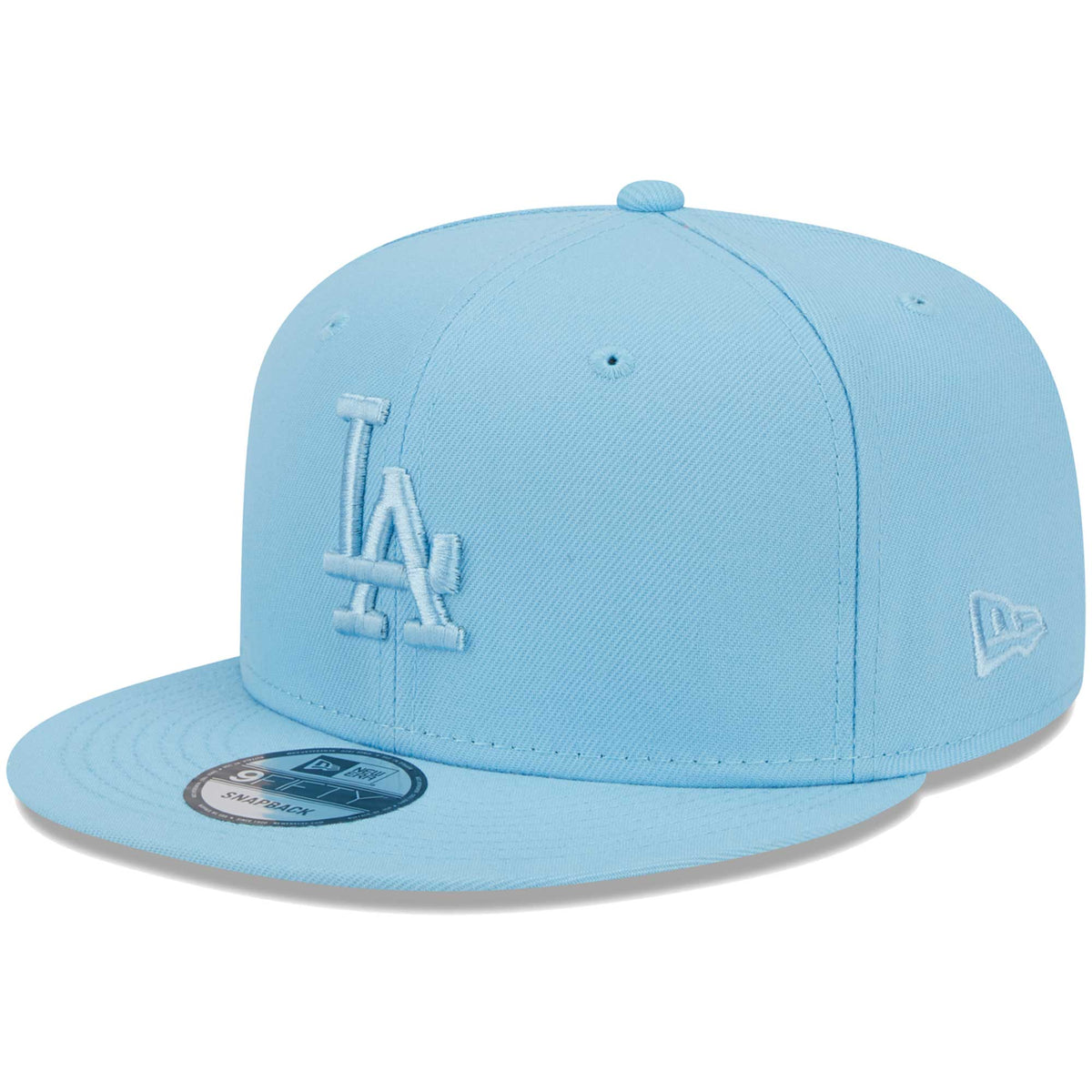 Los Angeles Dodgers New Era Spring Color Basic 9FIFTY Snapback Hat - Light Blue