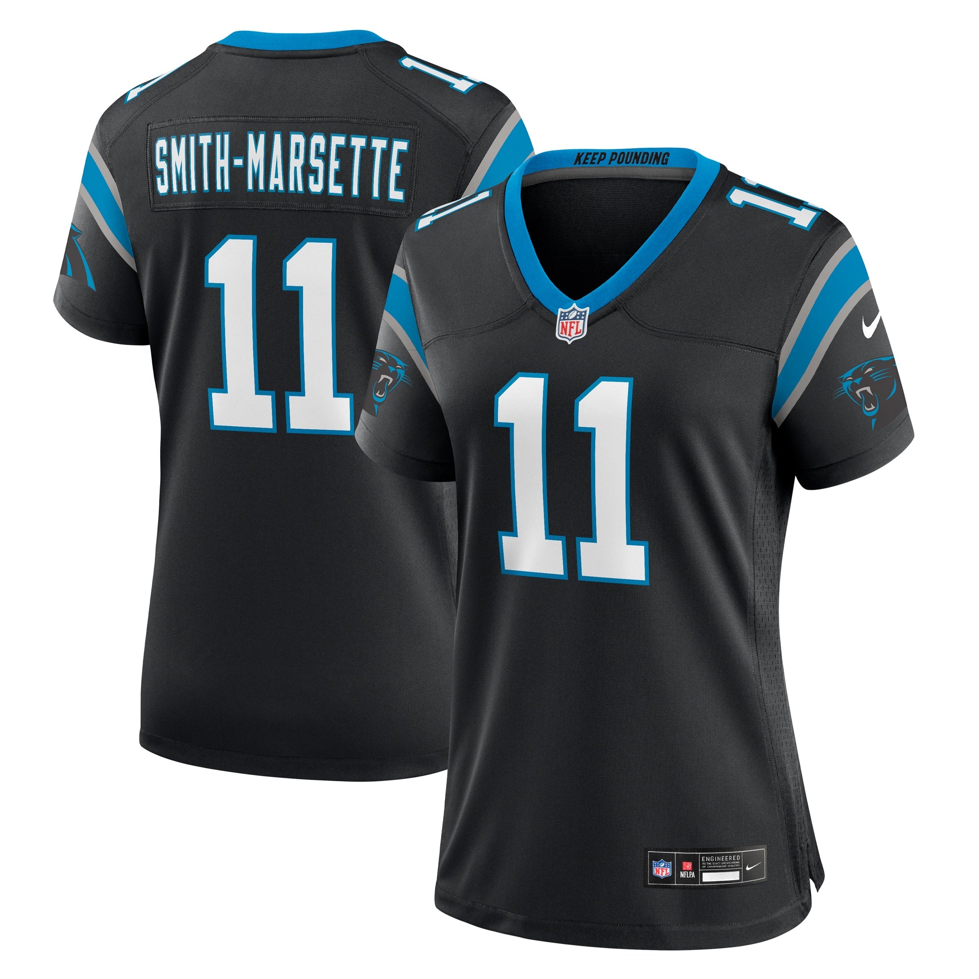 Ihmir Smith-Marsette Carolina Panthers Nike Women s Team Game Jersey    Black
