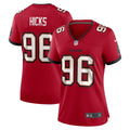 Women s Nike Akiem Hicks Red Tampa Bay Buccaneers Player Game Jersey