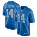 Amon-Ra St. Brown Detroit Lions Nike Player Game Jersey   Blue