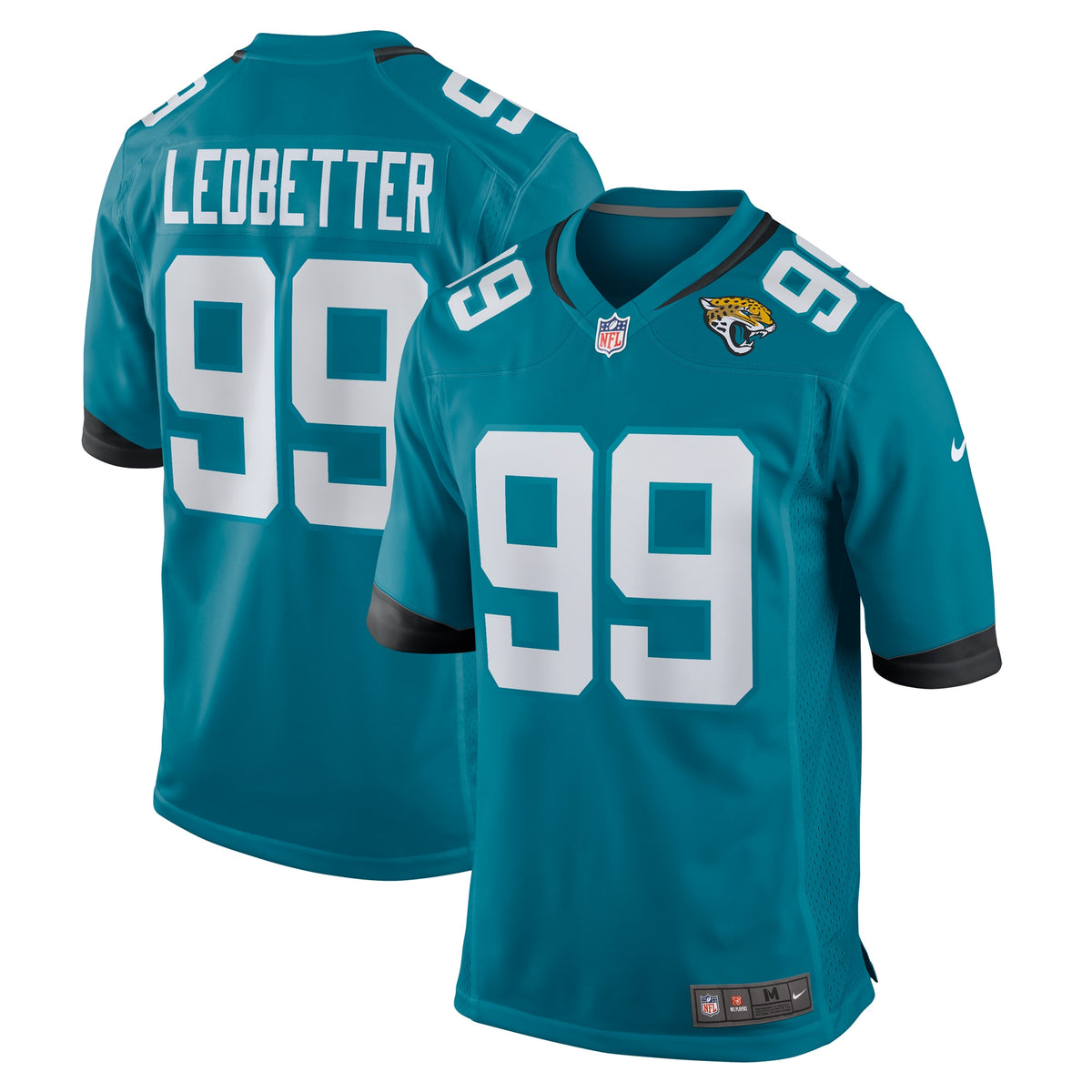 Jeremiah Ledbetter Jacksonville Jaguars Nike Home Game Player Jersey   Teal