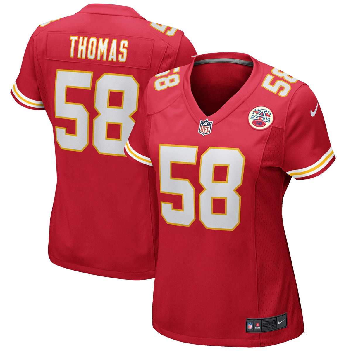 Derrick Thomas Kansas City Chiefs Nike Women s Game Retired Player Jersey   Red