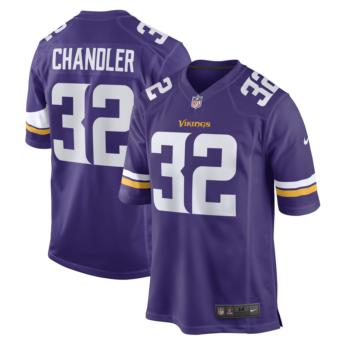 Ty Chandler Minnesota Vikings Nike Game Player Jersey   Purple