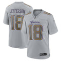 Justin Jefferson Minnesota Vikings Nike Atmosphere Fashion Game Jersey   Gray