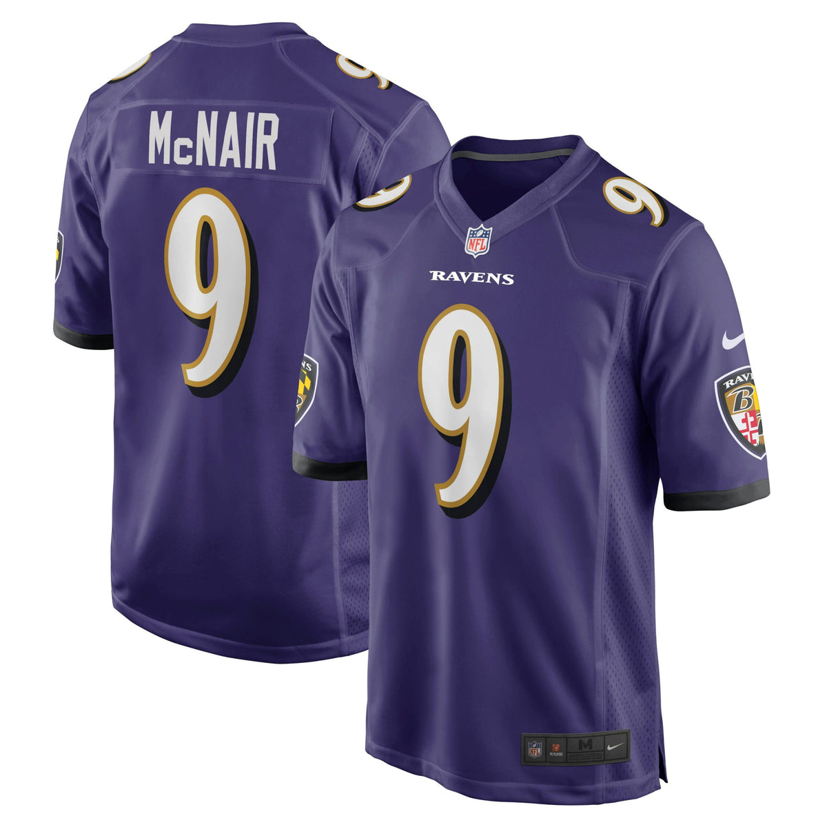 Steve McNair Baltimore Ravens Nike Game Retired Player Jersey   Purple