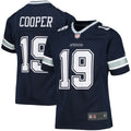 Amari Cooper Dallas Cowboys Nike Girls Youth Game Jersey   Navy