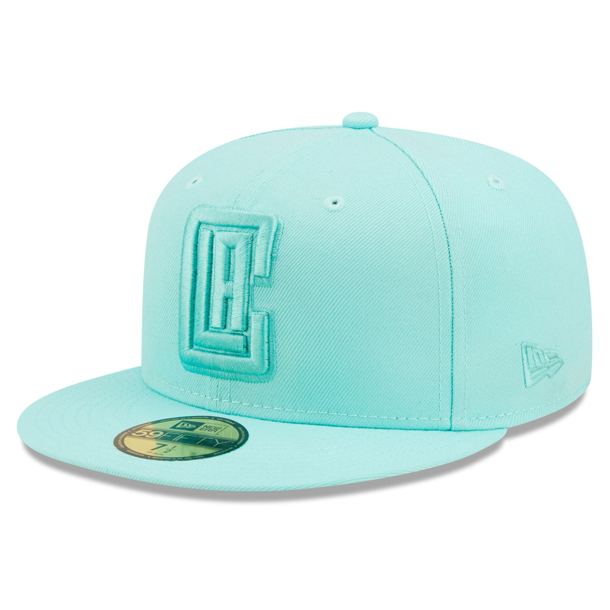 LA Clippers New Era Color Pack 59FIFTY Fitted Hat - Turquoise