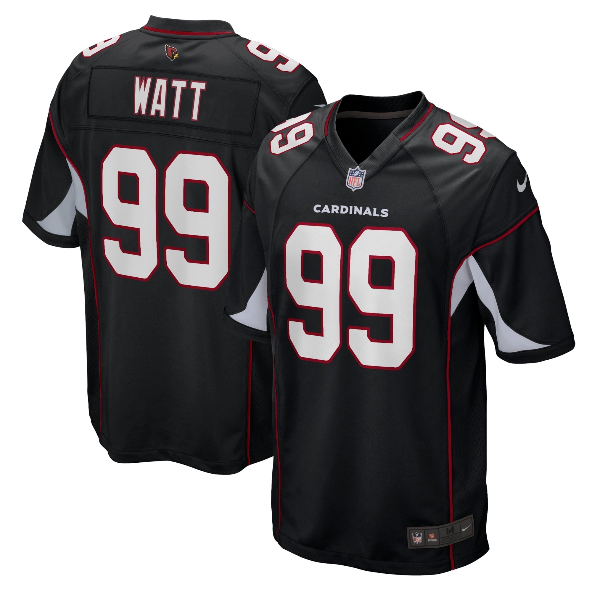 Men s Nike J.J. Watt Black Arizona Cardinals Player Game Jersey