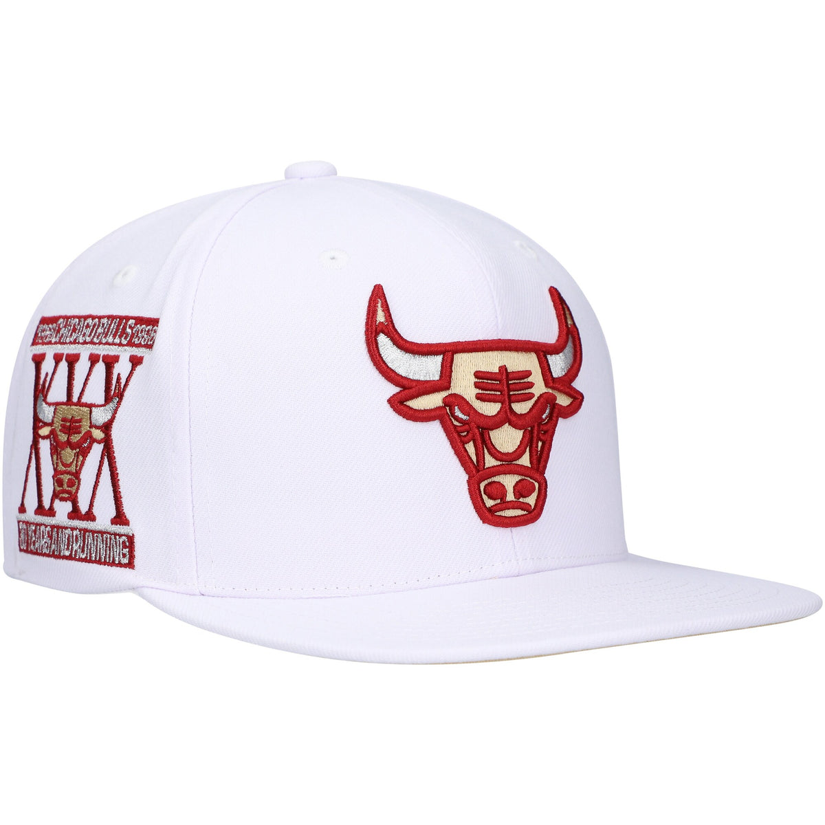Chicago Bulls Mitchell & Ness Hardwood Classics SOUL Snapback Hat - White