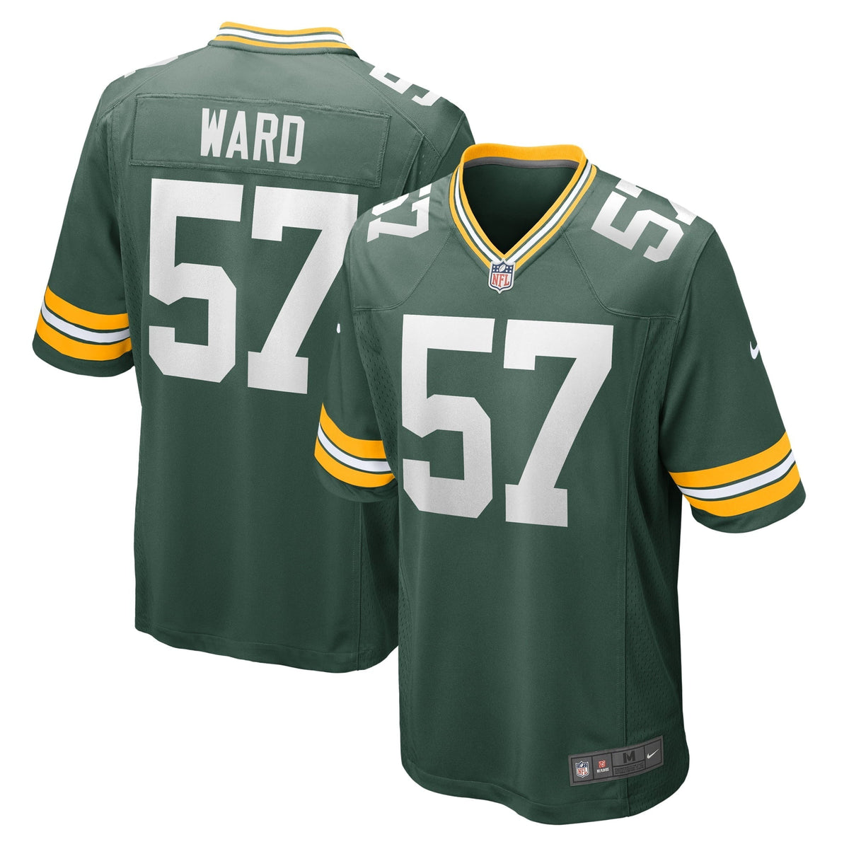 Men s Nike Tim Ward Green Green Bay Packers Home Game Player Jersey