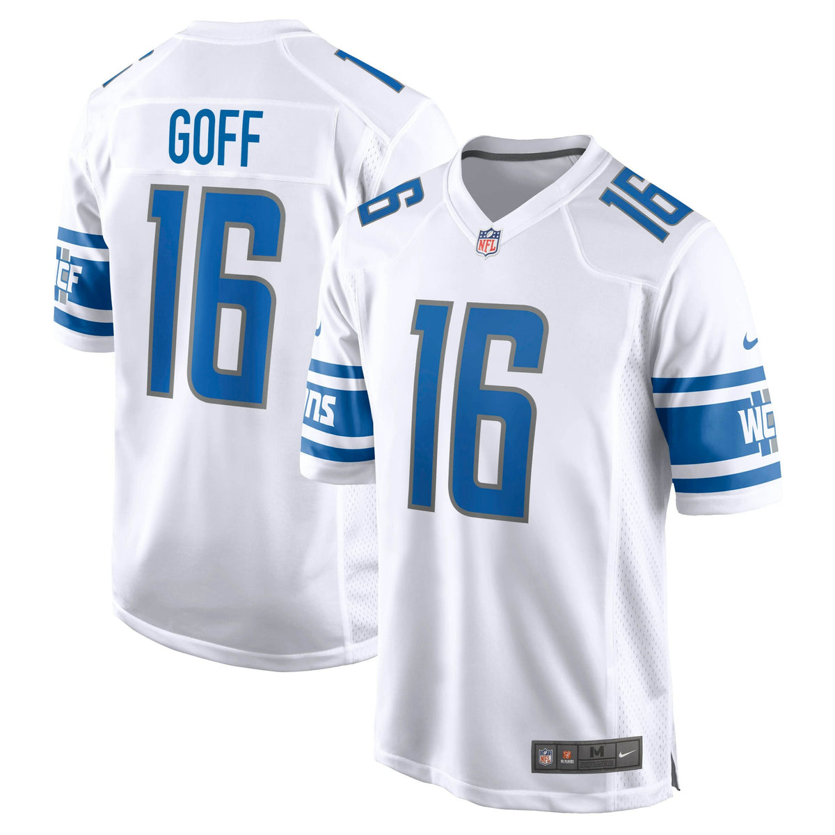 Jared Goff Detroit Lions Nike Game Jersey   White