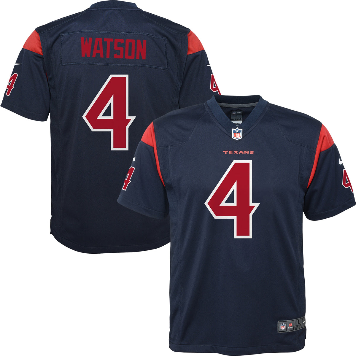 Deshaun Watson Houston Texans Nike Youth Color Rush Player Game Jersey   Navy