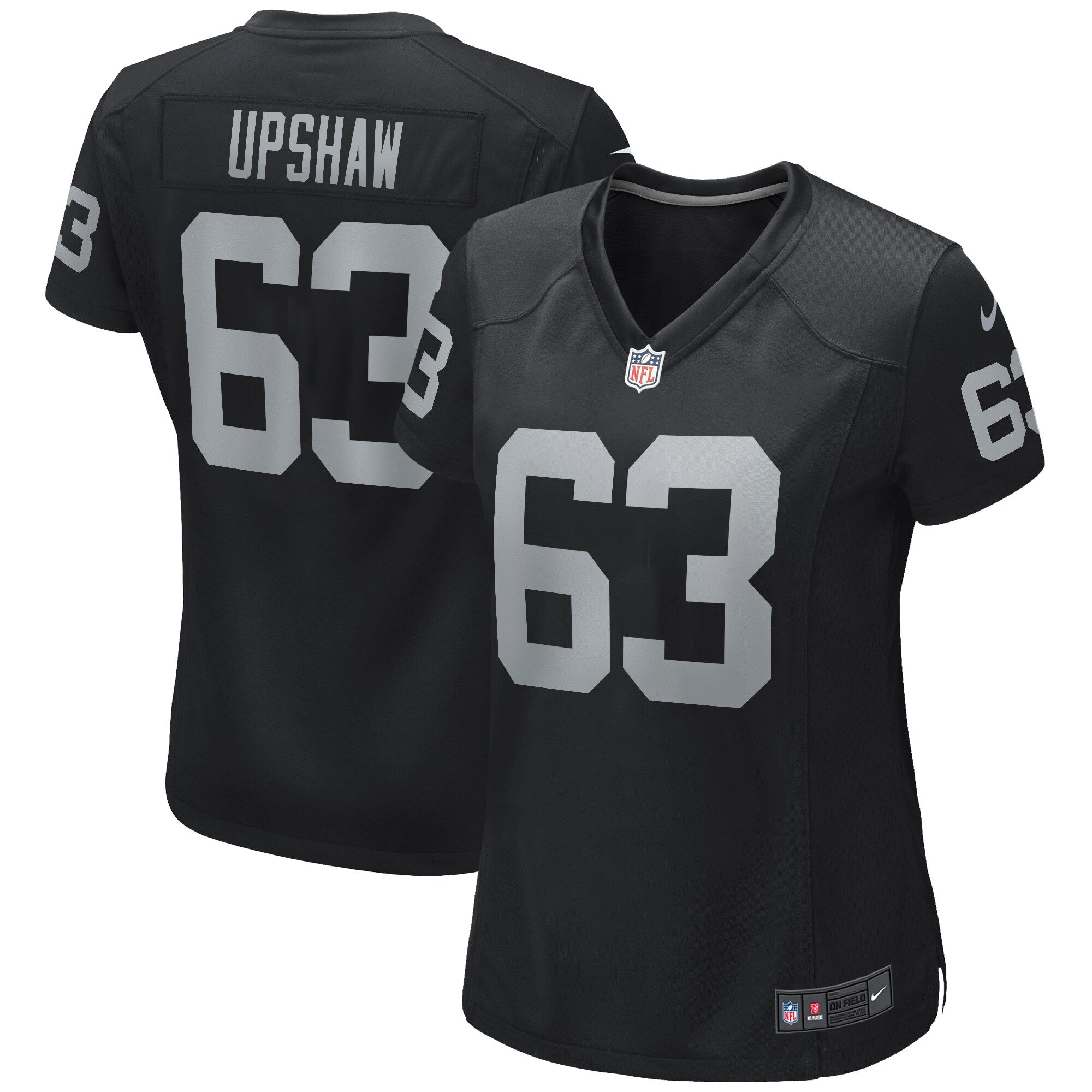 Gene Upshaw Las Vegas Raiders Nike Women s Game Retired Player Jersey   Black