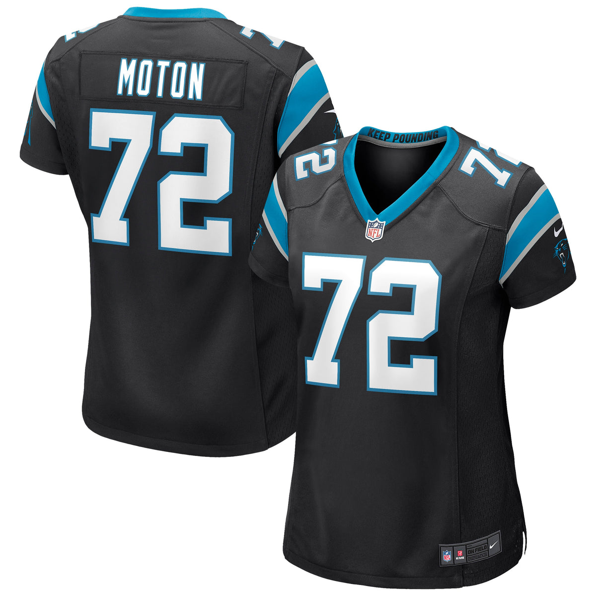 Taylor Moton Carolina Panthers Nike Women s Game Jersey   Black