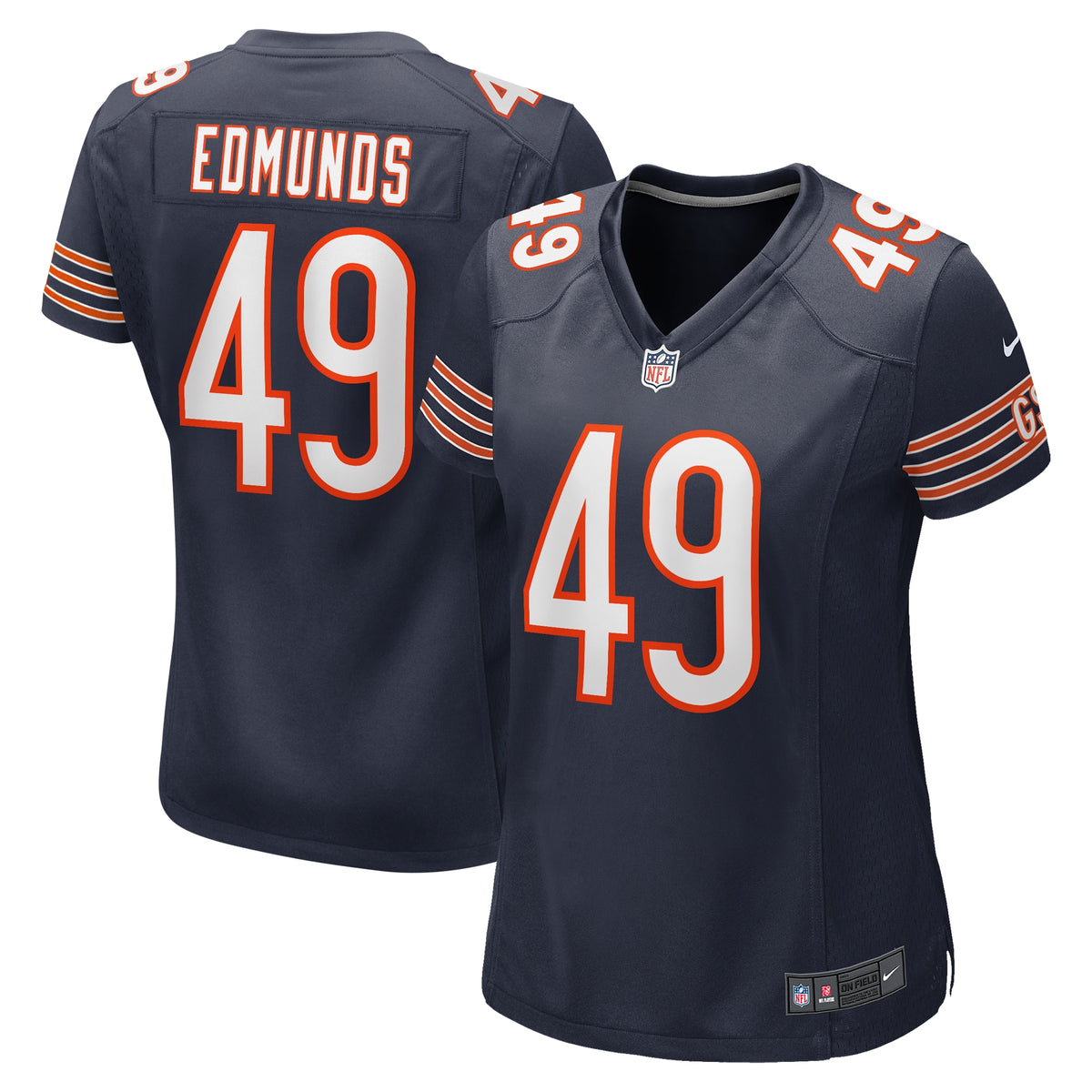 Tremaine Edmunds Chicago Bears Nike Women s Game Player Jersey   Navy