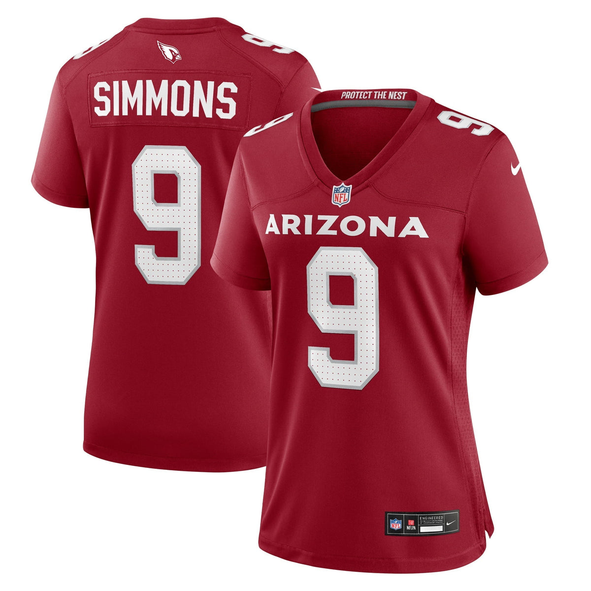 Women s Nike Isaiah Simmons Cardinal Arizona Cardinals Home Game Jersey