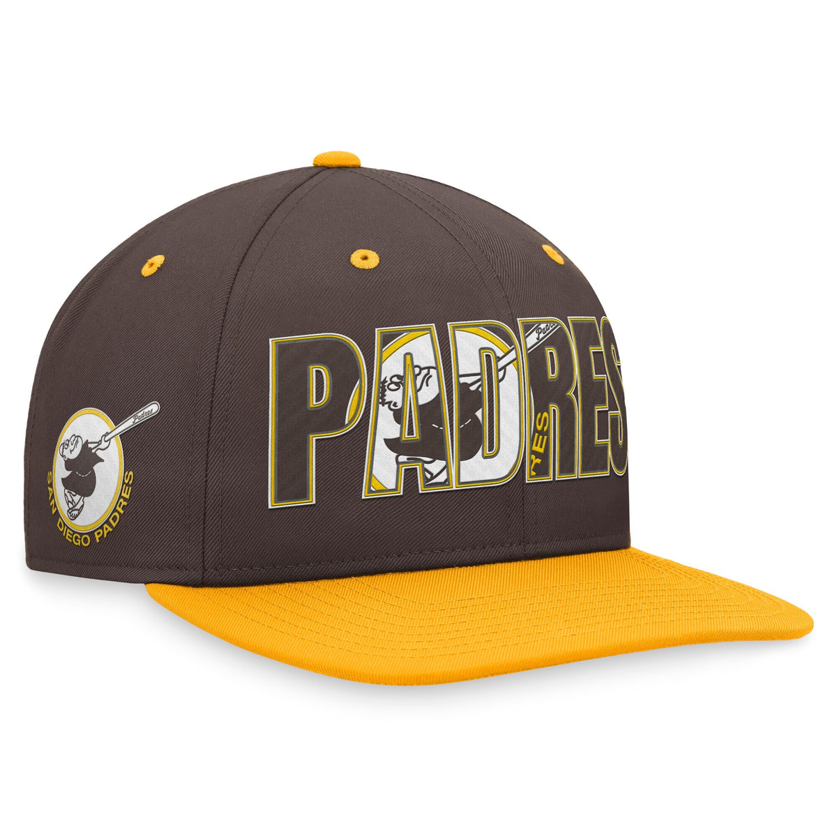 San Diego Padres Nike Cooperstown Collection Pro Snapback Hat - Brown