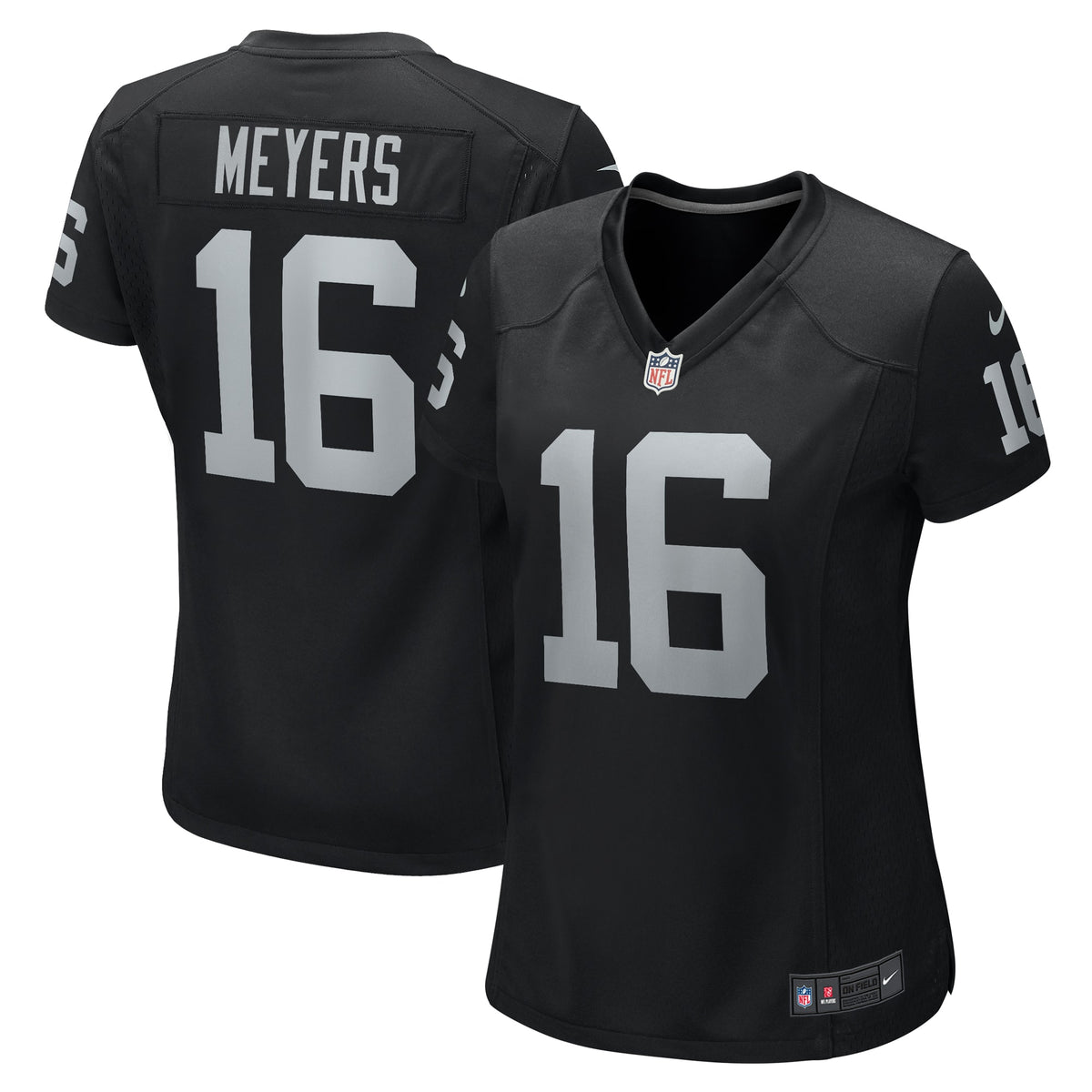 Jakobi Meyers Las Vegas Raiders Nike Women s Game Player Jersey   Black