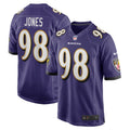Travis Jones Baltimore Ravens Nike Player Game Jersey   Purple