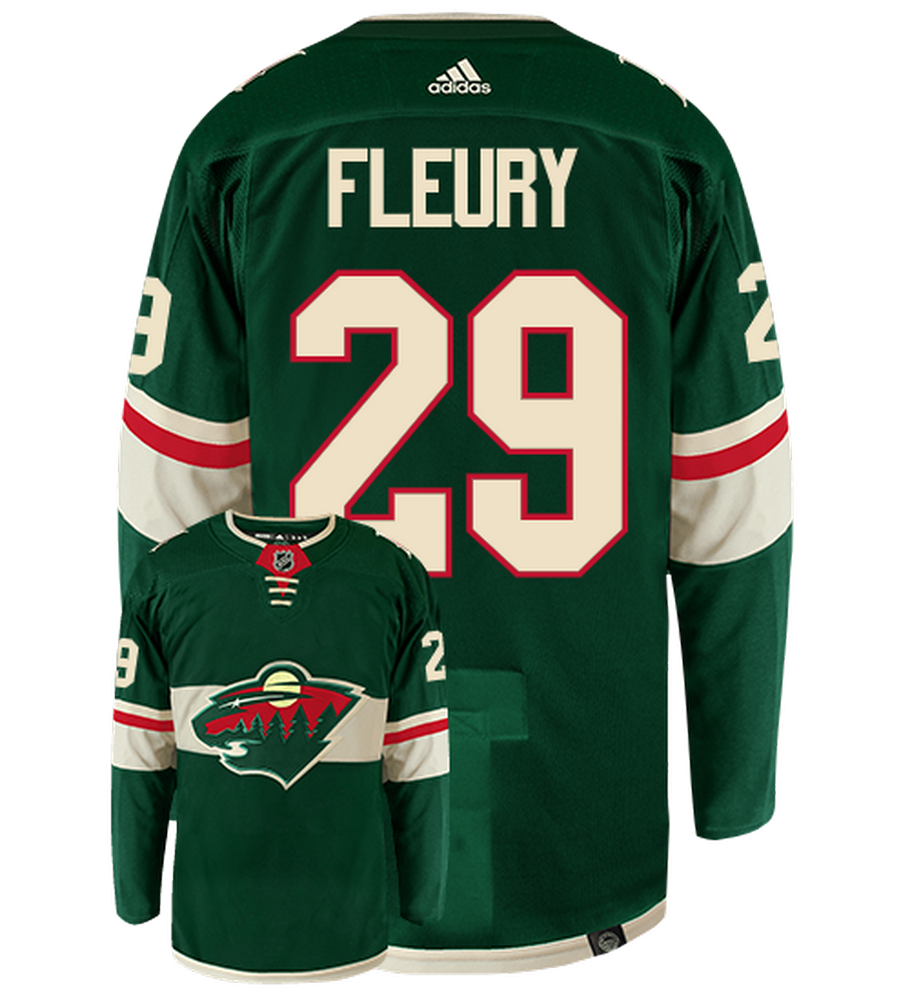 Marc Andre Fleury Minnesota Wild Adidas Primegreen Authentic NHL Hockey Jersey
