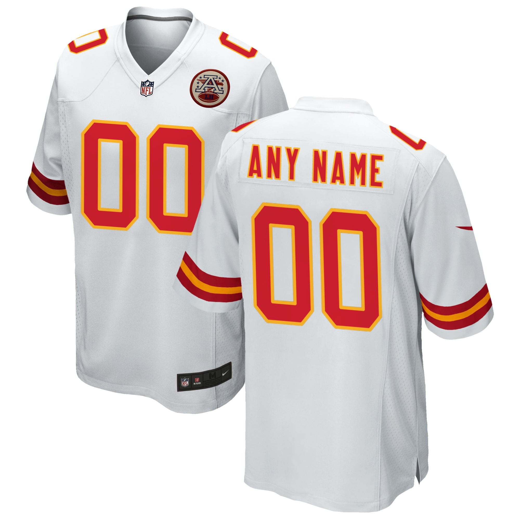 Kansas City Chiefs Nike Custom Game Jersey   White