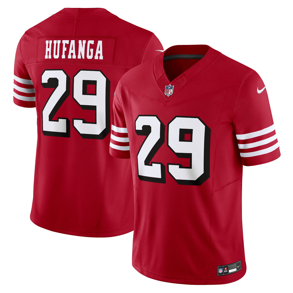 Talanoa Hufanga San Francisco 49ers Nike Vapor F.U.S.E. Limited Jersey   Scarlet