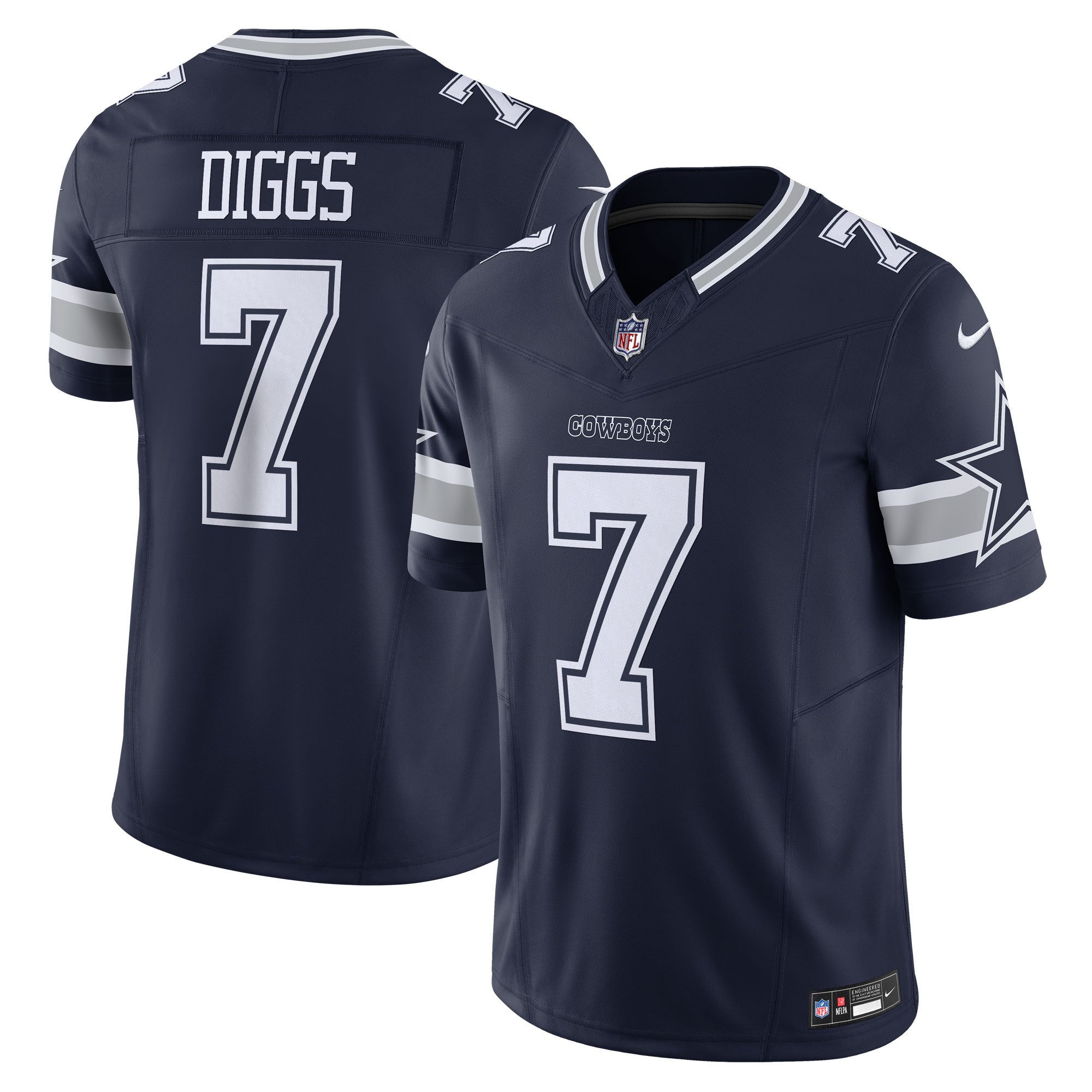 Trevon Diggs Dallas Cowboys Nike Vapor F.U.S.E. Limited Jersey   Navy