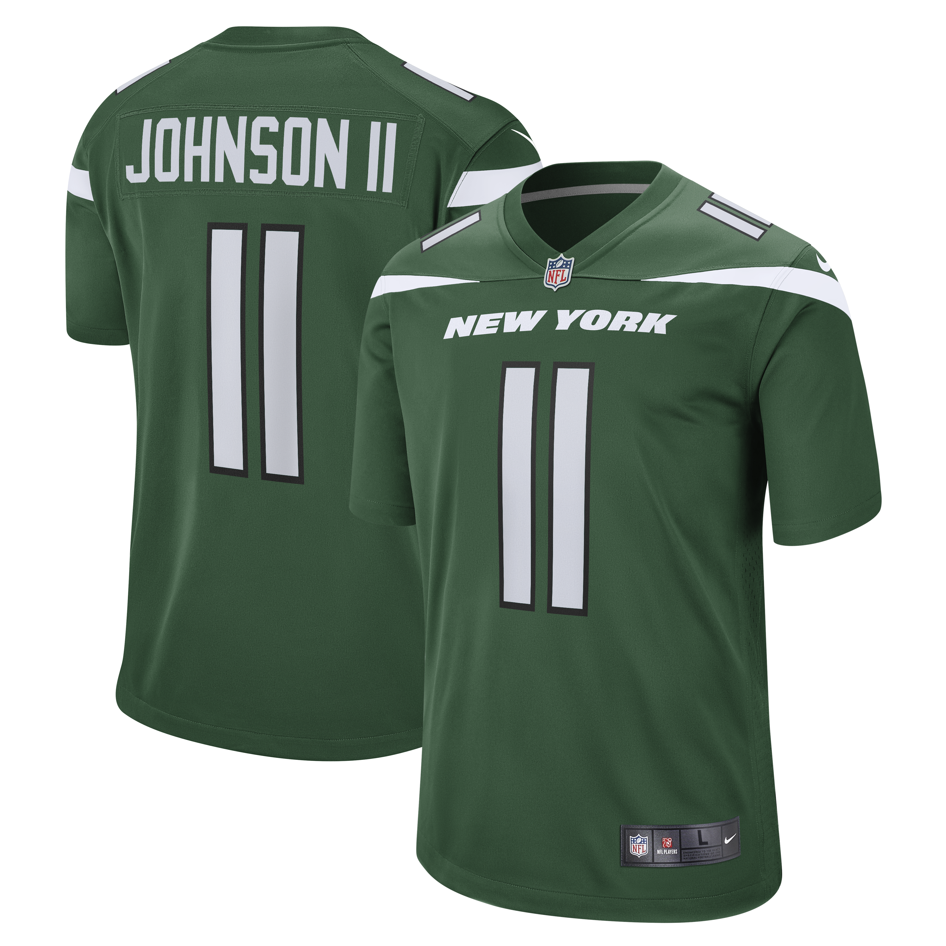 Jermaine Johnson II New York Jets Nike Game Jersey   Gotham Green