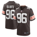 Jordans Elliott Cleveland Browns Nike Game Jersey   Brown