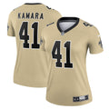 Women s New Orleans Saints Alvin Kamara Inverted Legend Jersey Gold